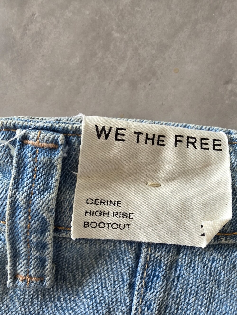 Free People ($135) We The Free Cerine High Rise Bootcut Jeans Light Wash - Picture 6 of 9